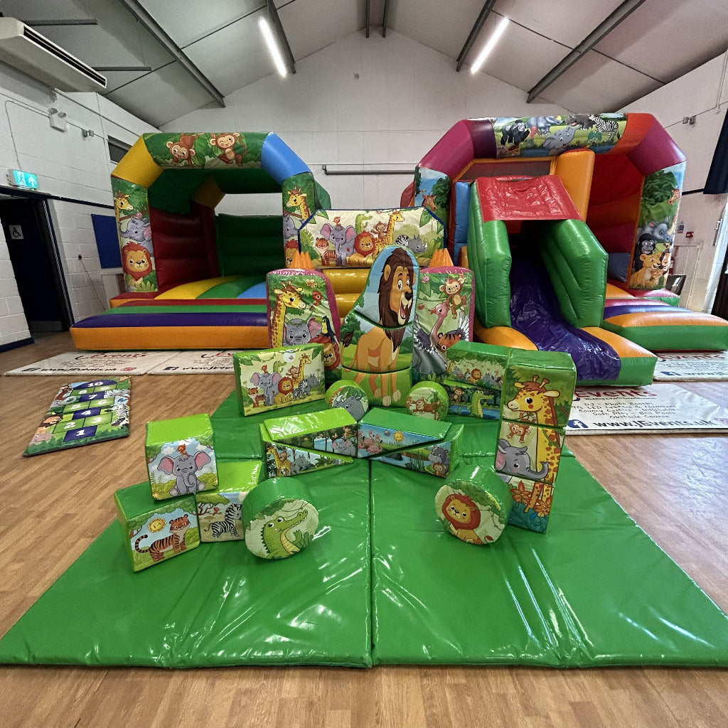 Cute Jungle Multicoloured Inflatable Ball Pool Air Juggler