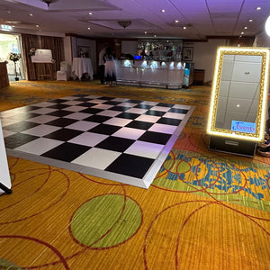 Black & White Chequered Dance Floor