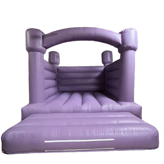 Pastel Lilac Bouncy Castle, Pastel Lilac Ball Pool & Pastel Lilac Soft Play Shapes