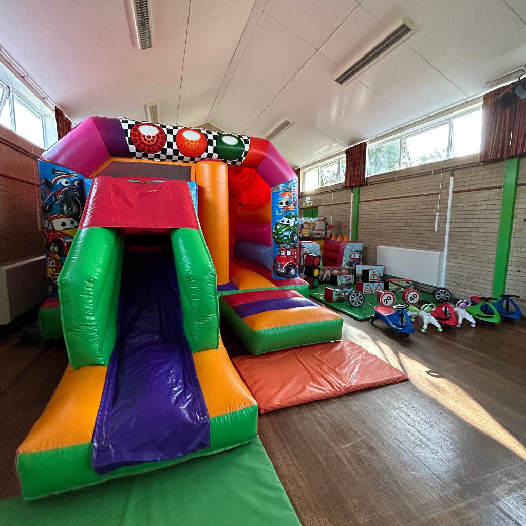 Car /Traffic / Transport Bounce 'n' Slide, Ball Pool & Soft Play Package