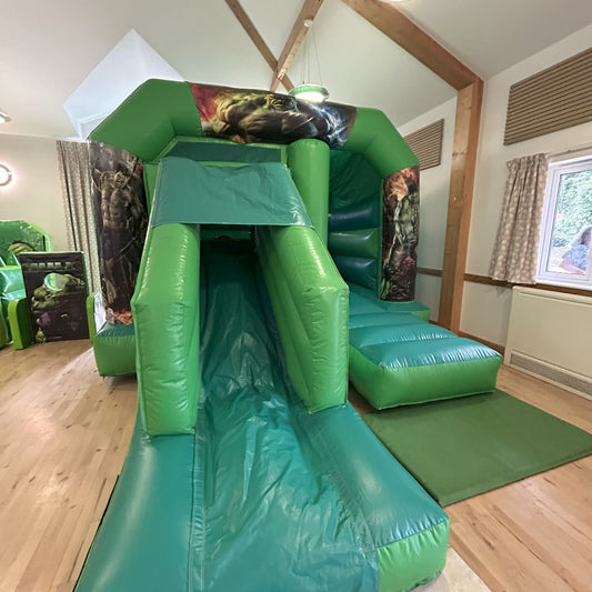 Hulk Green Bounce 'n' Slide Plain & Green Ball Pool