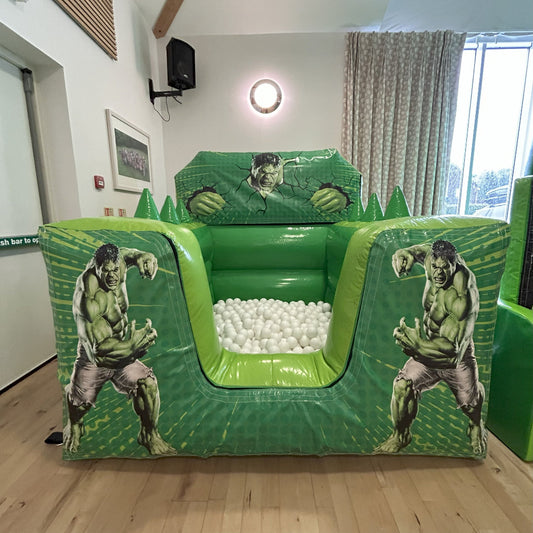 Hulk Green Inflatable Ball Pool Air Juggler