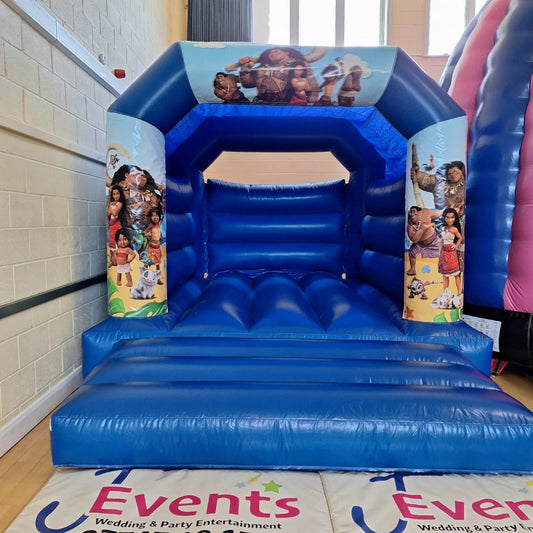 Moana Bouncy Castle Red & Blue