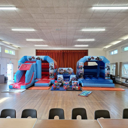 Monster Truck Bouncy Castle, Monster Truck  Bounce 'n' Slide Bouncy Castle, Ball Pool & Soft Play Package
