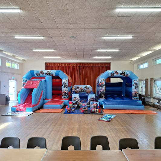 Monster Truck Bouncy Castle, Monster Truck  Bounce 'n' Slide Bouncy Castle, Ball Pool & Soft Play Package