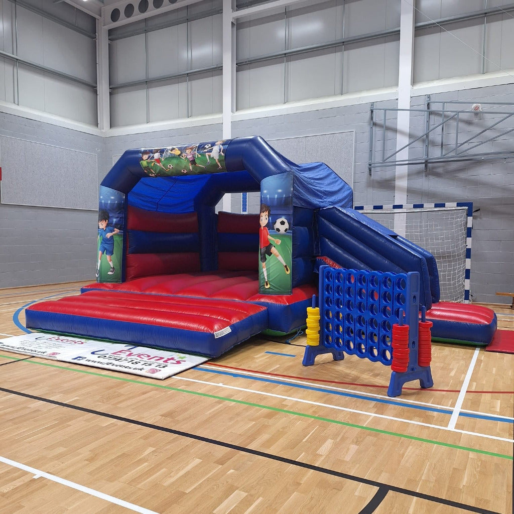 Red & Blue Bounce 'n' Slide Football 2