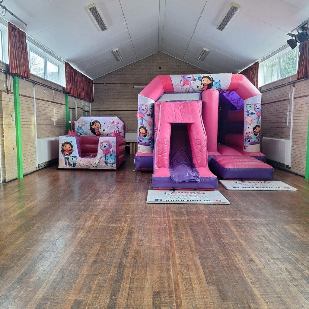 Gabbys Dollhouse Bounce 'n' Slide Pink & Purple