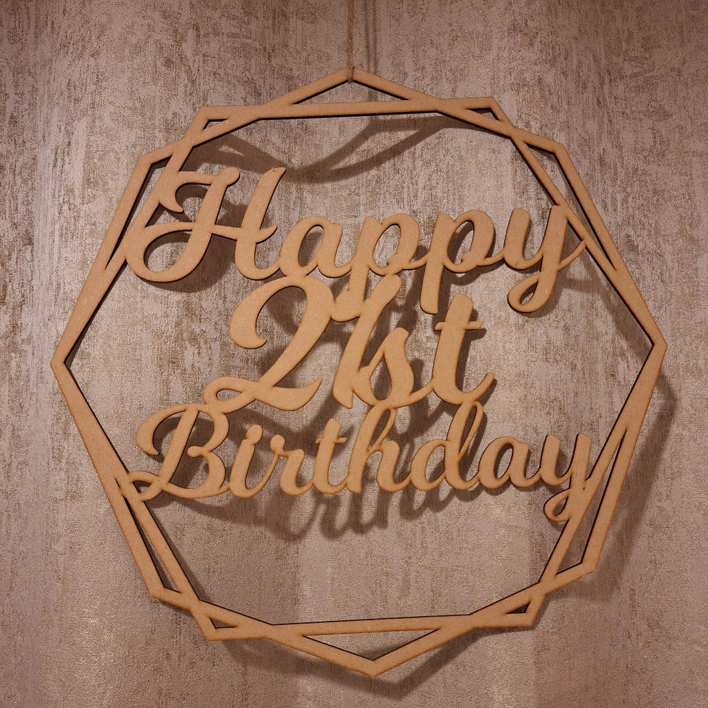 Wooden Hanging Sign