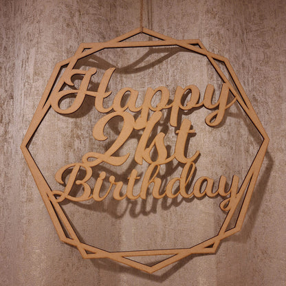 Wooden Hanging Sign