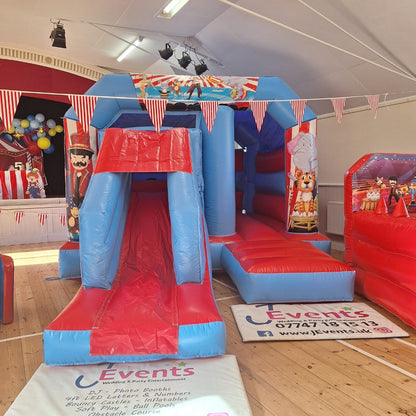 Circus Bounce n Slide Red & Blue