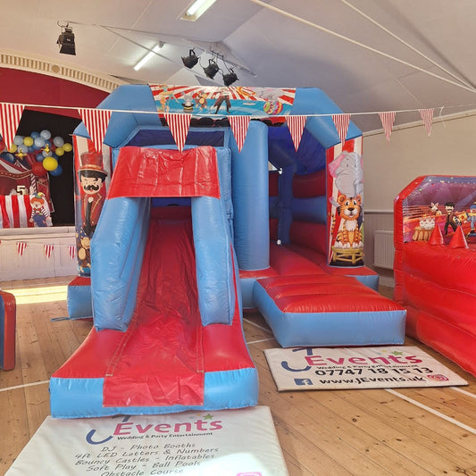 Circus Bounce n Slide Red & Blue