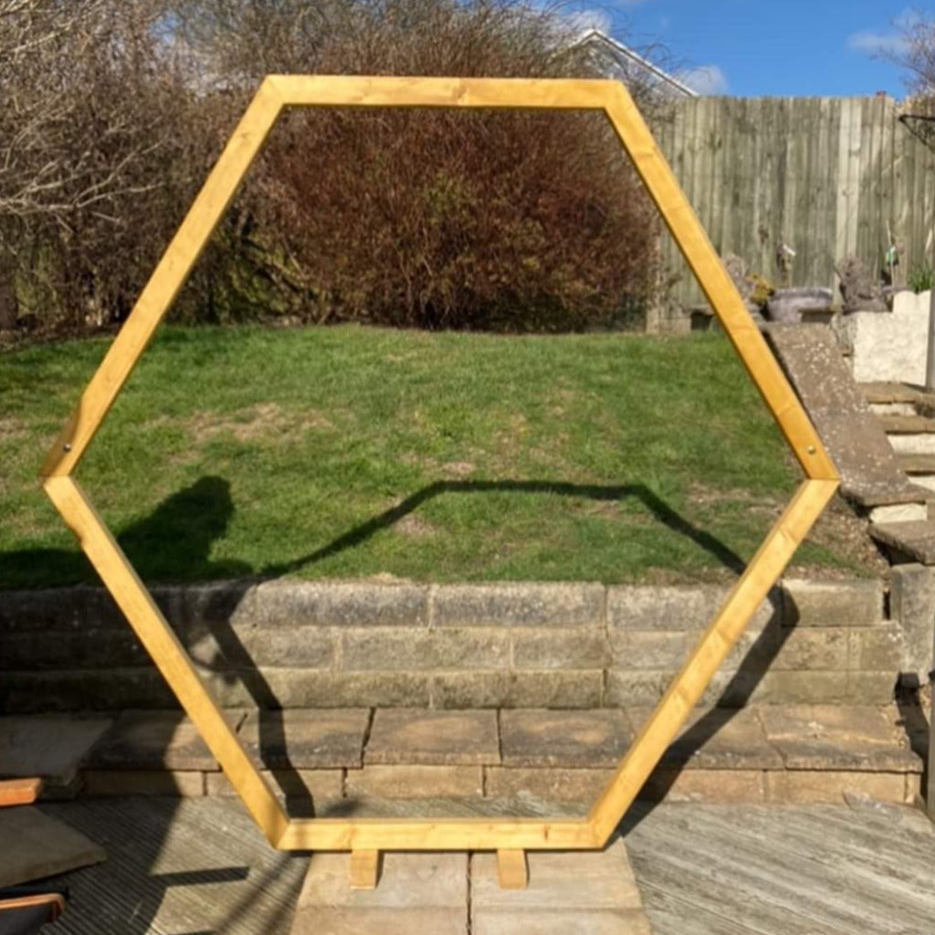 Rustic Hexagon Backdrop