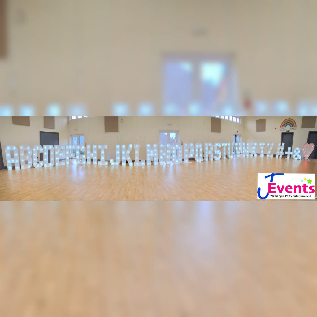4ft LED Light Up Letters A - Z