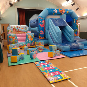 Mermaid Bounce n Slide, Ball Pool & Soft Play Package