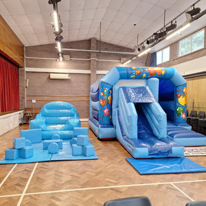 Blue Bounce n Slide, Blue Ball Pool & Blue Soft Play Package