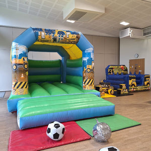 Construction Blue Inflatable Ball Pool