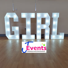 Load image into Gallery viewer, 4ft LED BOY &amp; GIRL Letters
