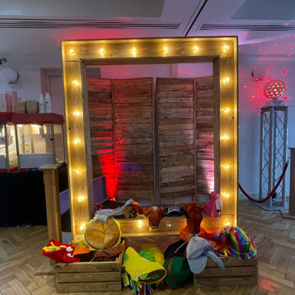 Rustic DIY Photo Booth