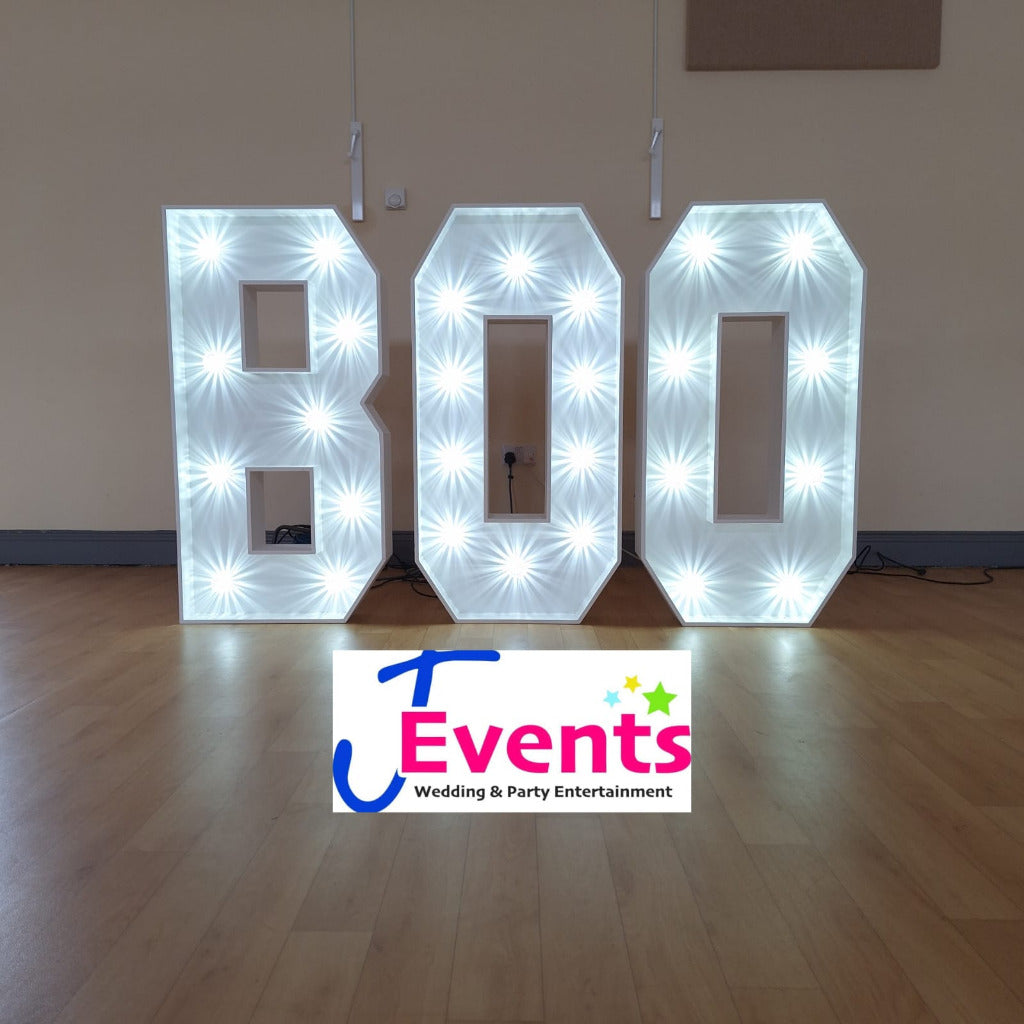 4ft LED Light Up Letters BOO