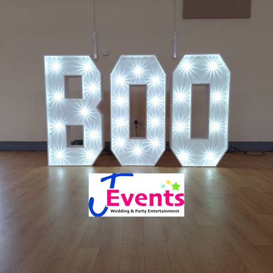 4ft LED Light Up Letters BOO