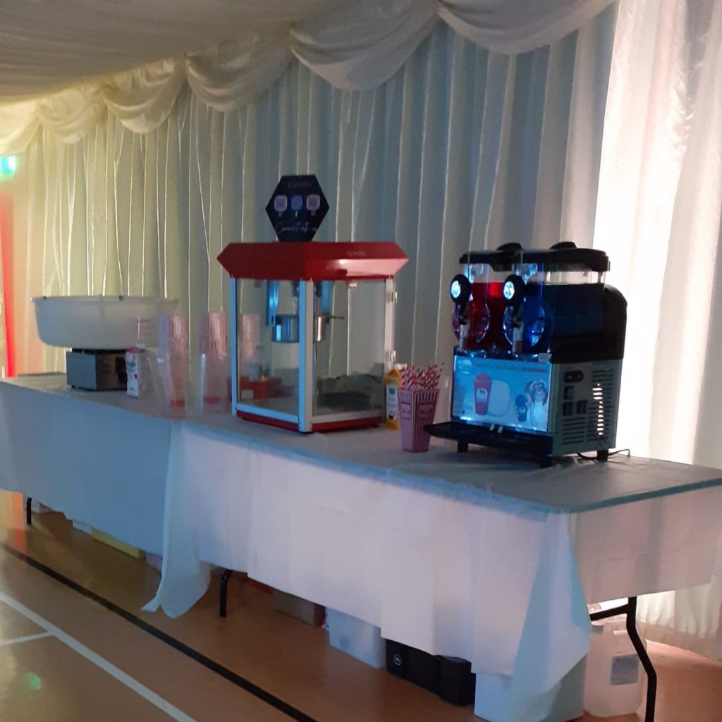 Candy Floss, Popcorn & Slush Machine