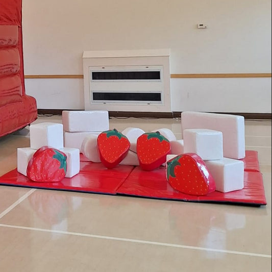Stawberry Shapes With Soft Play Shapes