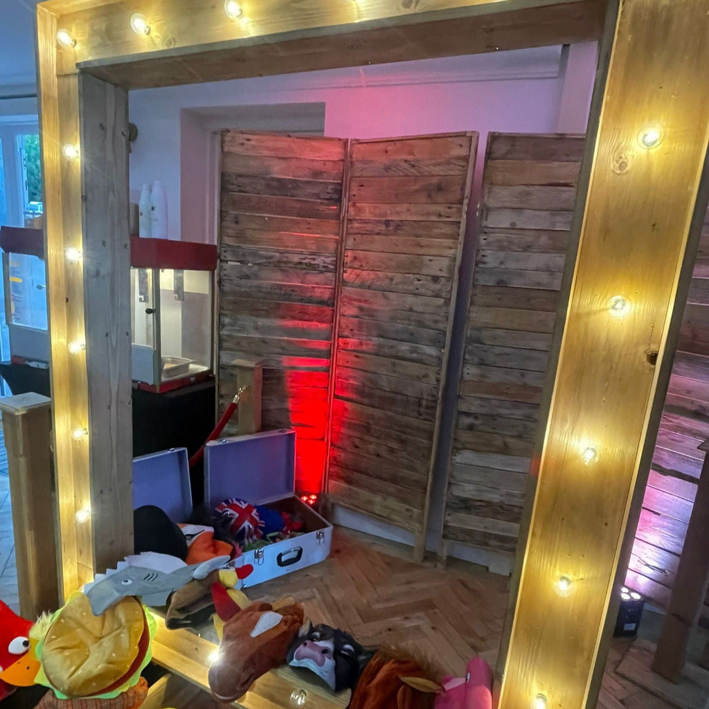 Rustic DIY Photo Booth