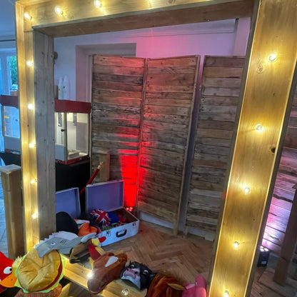Rustic DIY Photo Booth