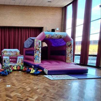 Bluey Pink & Purple Bouncy Castle
