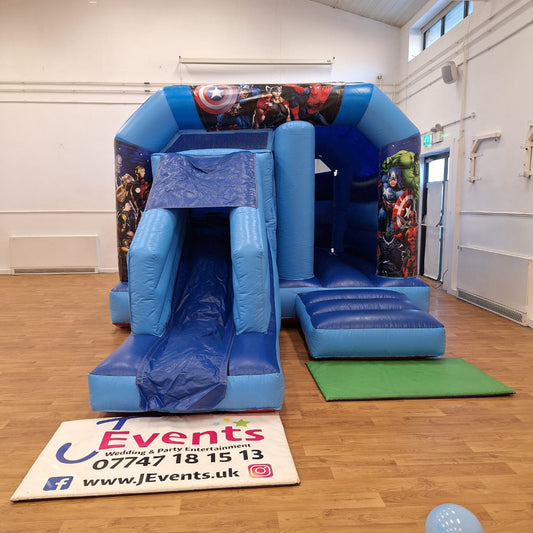 Superhero Bounce 'n' Slide Blue