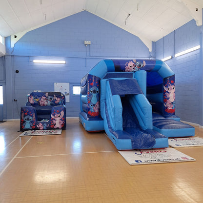 Blue Bounce 'n' Slide Stitch & Angel Themed