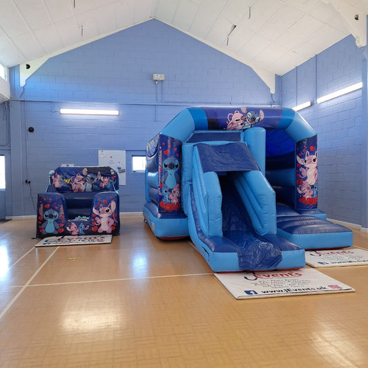 Blue Bounce 'n' Slide Stitch & Angel Themed