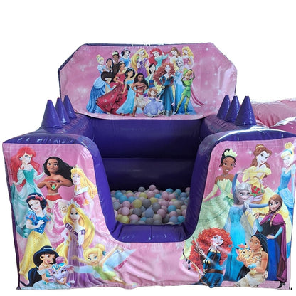 Purple Princess Inflatable Ball Pool Air Juggler