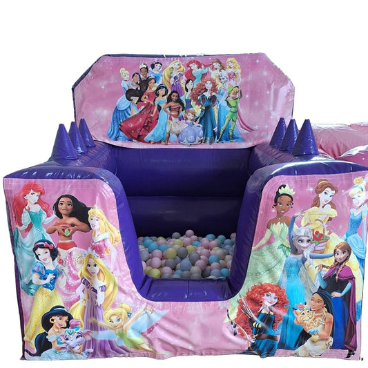 Purple Princess Inflatable Ball Pool Air Juggler