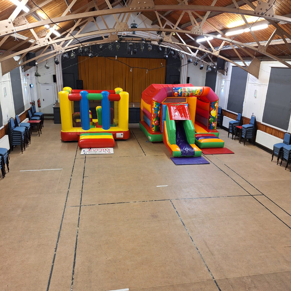 Multicoloured Activity Bouncy Castle Plain
