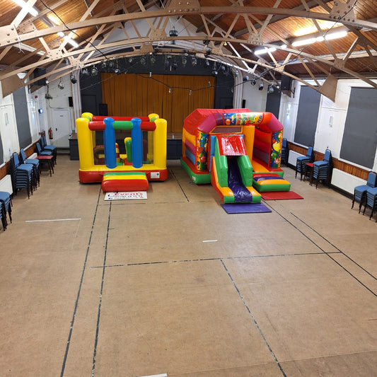 Multicoloured Activity Bouncy Castle Plain