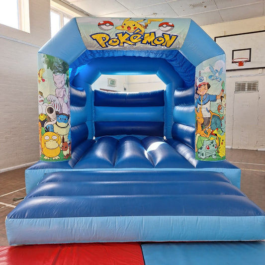 Pokemon First Generation Bouncy Castle Blue