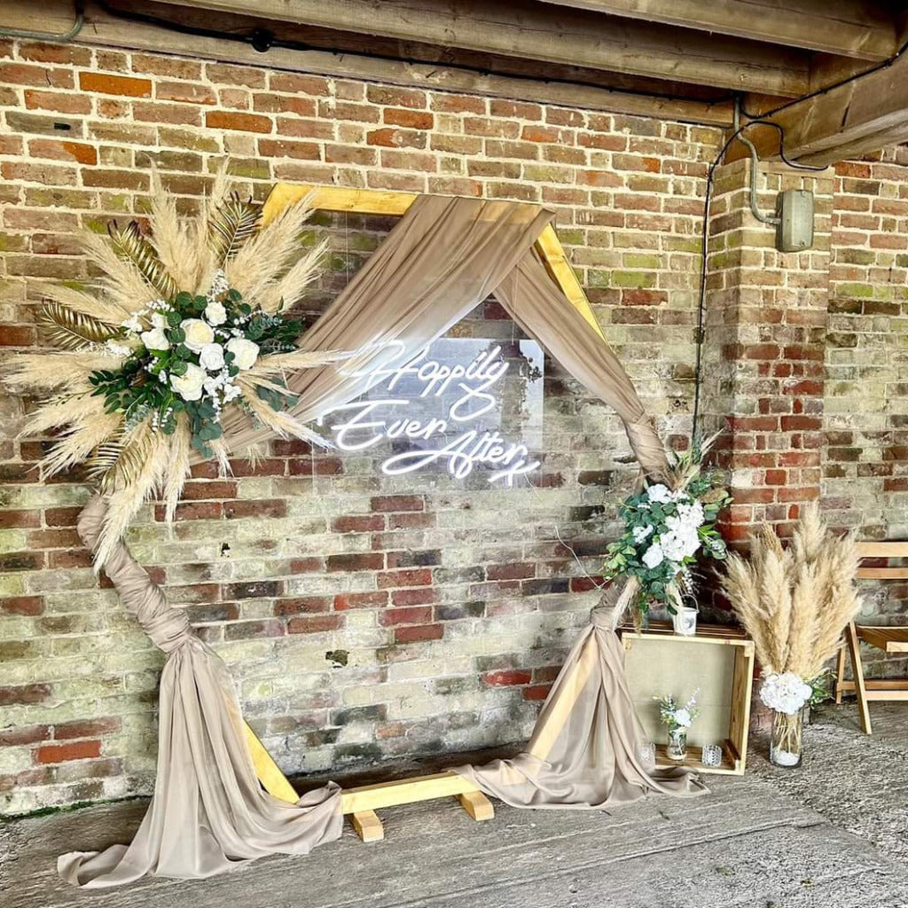 Rustic Hexagon Backdrop