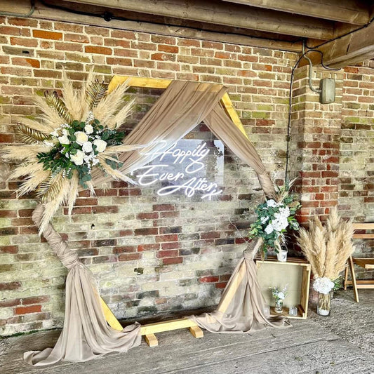 Rustic Hexagon Backdrop