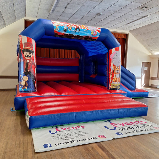 Circus Red & Blue Bounce 'n' Slide