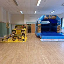 Load image into Gallery viewer, Construction Bouncy Castle, Ball Pool &amp; Soft Play Package
