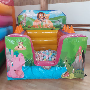 Jungle Multicoloured Inflatable Ball Pool Air Juggler