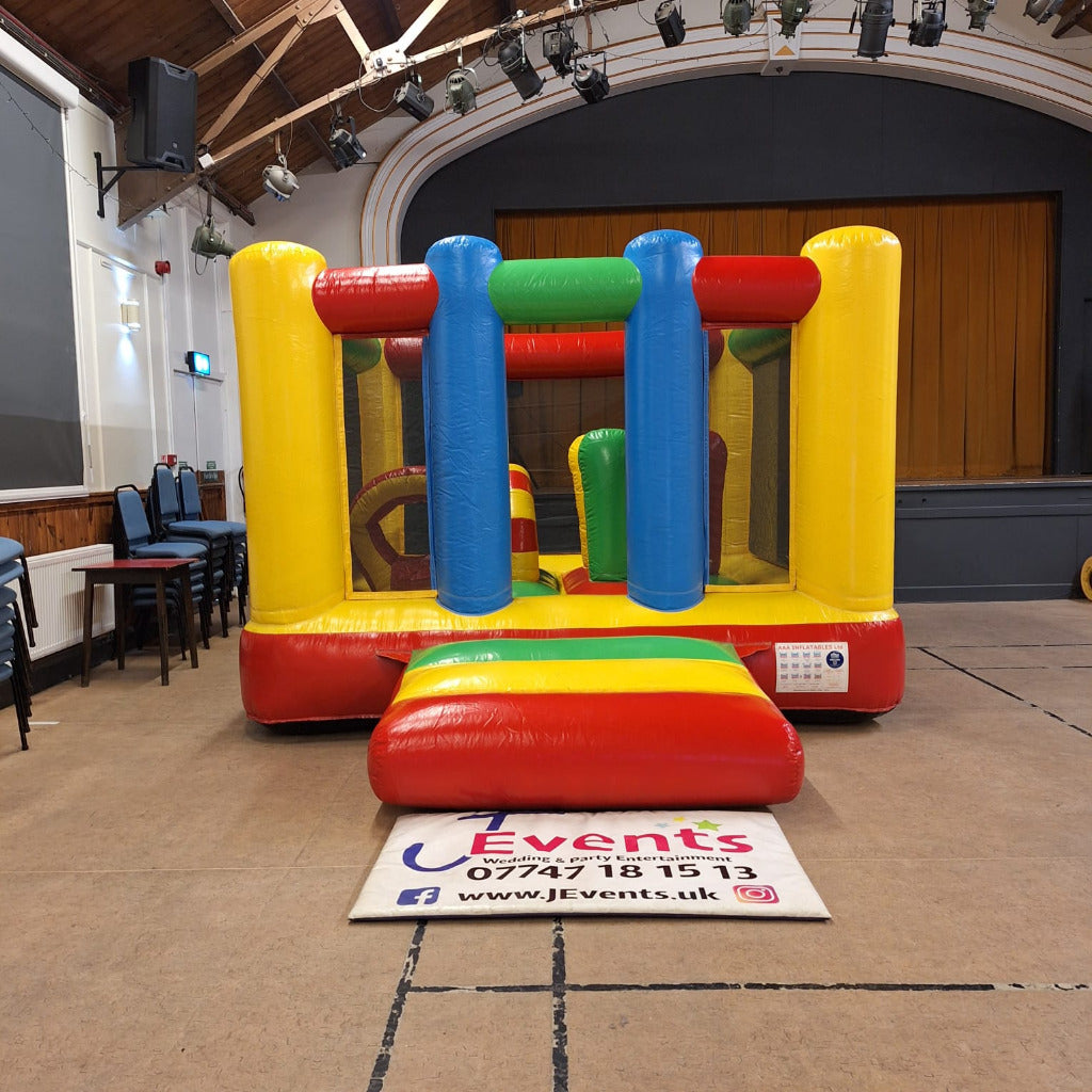 Multicoloured Activity Bouncy Castle Plain