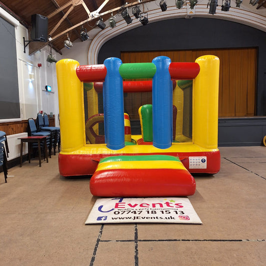 Multicoloured Activity Bouncy Castle Plain