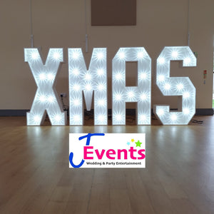 4ft LED XMAS Letters