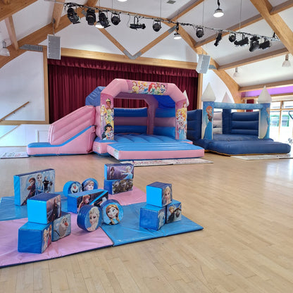 Princess 2 Pastel Pink & Pastel Blue Bounce 'n' Slide