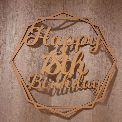 Wooden Hanging Sign