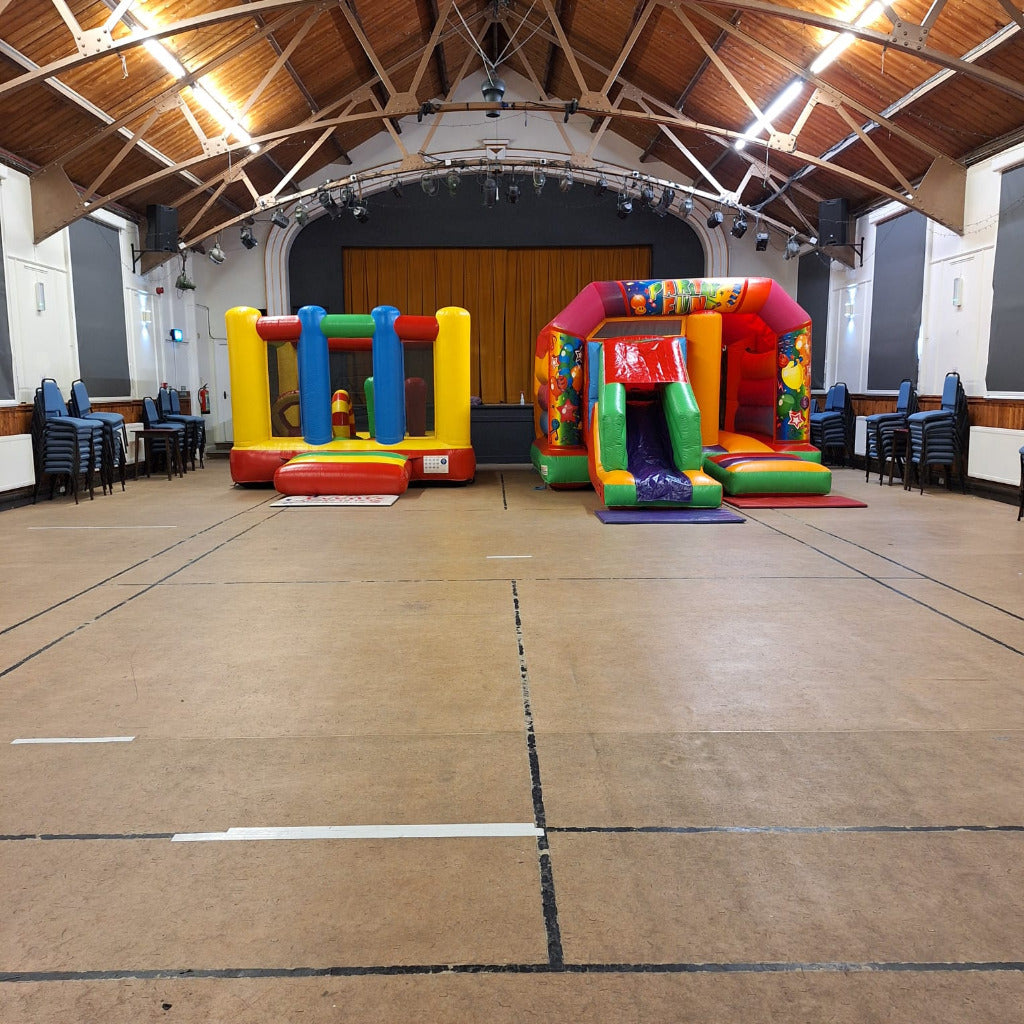 Multicoloured Activity Bouncy Castle Plain