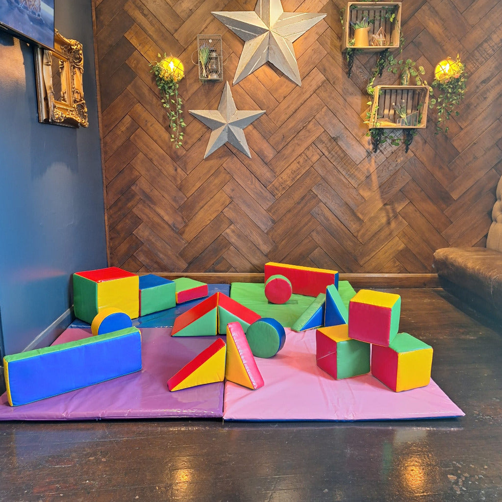 Multicoloured Soft Play Shapes