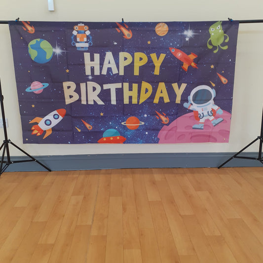 Space Backdrop Banner